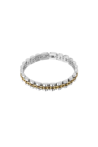 Armband RVS Goud/Zilver - Verkleurt niet - Cadeau - Cadeau - Goudlief.nl