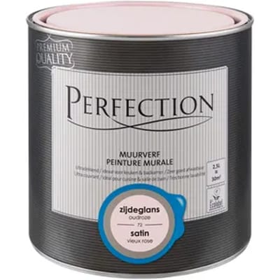 Perfection Ultradekkend Muurverf - Zijdeglans - Oudroze - 2,5l
