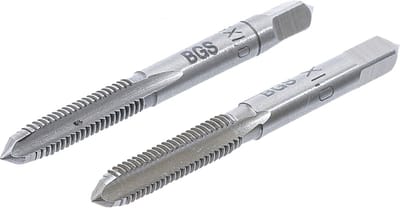 BGS Draadsnijtap - voor- en nasnijder - M6 x 1,0 mm - 2 delig