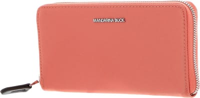 MANDARINA DUCK Portemonnee Hunter Zip Around Wallet Peach Koraalrood