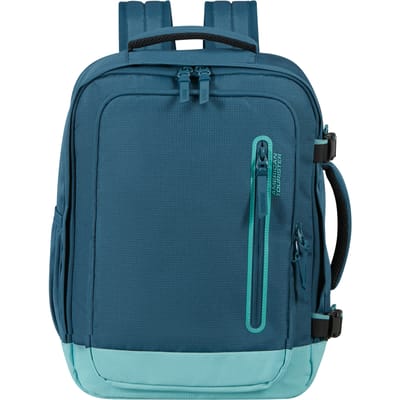 American Tourister Rugzak - Take2cabin Sport backpack MS - Ryanair/ Wizz Air / Vueling conform 30 x 40 x 20 cm -Harbour blue/ dusty turquoise