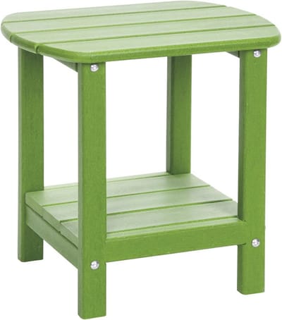 Weerbestendige 2-laags Adirondack bijzettafel voor buiten - Perfect voor terras en tuin