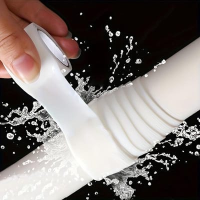 1 pièce Ruban Silicone Auto-Fusionnant pour Réparation Rapide de Fuites Adhésif Fort & Mastic Étanché pour Tuyaux de Cuisine et d'Égout, Ruban pour Réparation Efficace de Plomberie