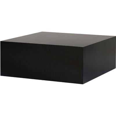 Asir - Salontafel - Hout Zwart - 100% MDF - 90 x 90 x 35 cm