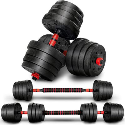 ApexArte® Dumbbells Set - Halterset - Ideaal voor Thuis Fitness - Zwart