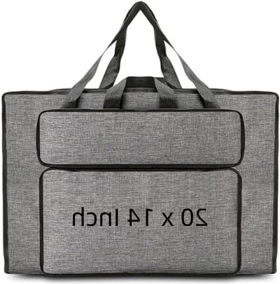 Waterdichte Kunst Portfolio Tas voor Tekeningen, Schetsen en Schilderijen - Draagbare Organizer met Handvatten voor Penselen, Verf en Potloden