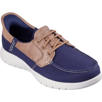 Skechers Slip-Ins: On-The-Go Flex - Palmilla, Vrouwen, Marineblauw, Schoenen, maat: 37