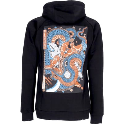 Kunyoshi Hoodie Herenhoodie Zwart/rood/blauw
