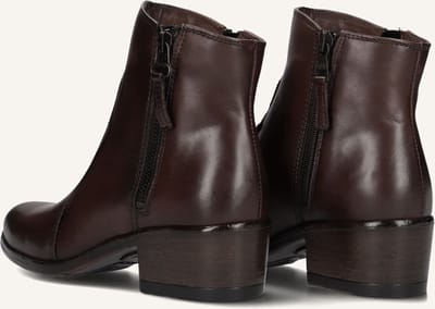 Omoda Badia Enkellaarsjes - Enkelboots met rits - Dames - Bruin - Maat 36