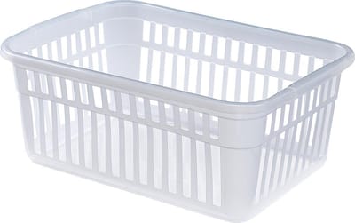 Whitefurze Large opbergmand 45 cm | transparant