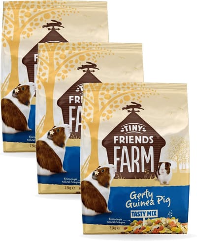 Tiny Friends Farm Gerty Guinea Pig Tasty Mix - Caviavoer - 3 x 2.5 kg