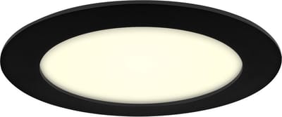 LED Downlight Premium Line 18cm zwart 11W 3000K IP44 dimbaar