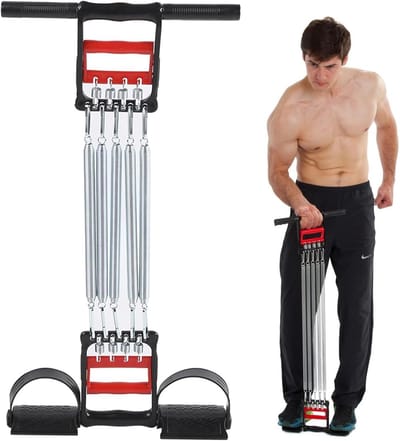 Multifunctionele Borstvergroter met Veer, Brede Pedalen en Afneembare Ontwerpen voor Thuis Gymnastiek en Fitness