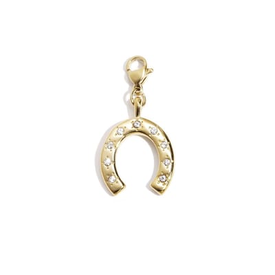 Dailly Essential Lucky Glow Charm/ Bedel | RVS (verkleurt niet) | Goudkleurig | Bedels voor Armbanden / Kettingen