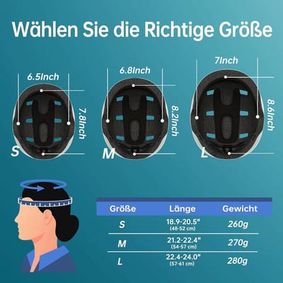 Ultralichte Uniseks Fietshelm en Skaterhelm voor Kinderen, Dames en Heren - Verstelbaar