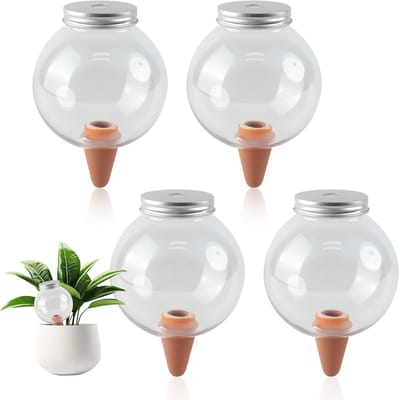 4 stuks, 550 ml, waterdispenser, voor planten, transparante plantenirrigatie voor binnen, plant, waterdispenser, zelfbewatering, waterdispenser voor binnen en buiten