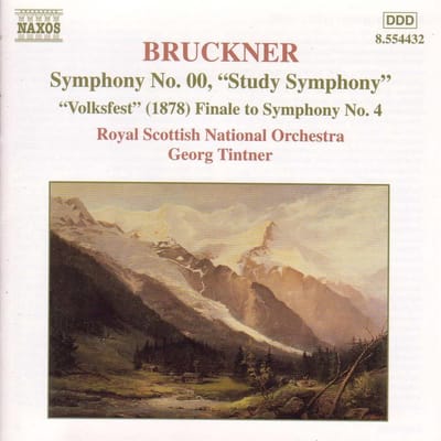 Royal Scottish National Orchestra, Georg Tintner - Bruckner: Symphony N0. 00 (CD)