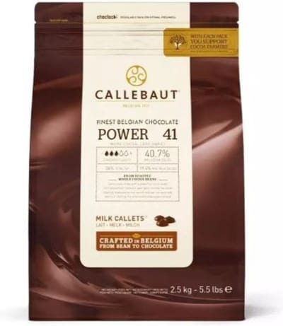 Callebaut Power Couverture melkchocolade - 14% minder suiker - 2.5kg