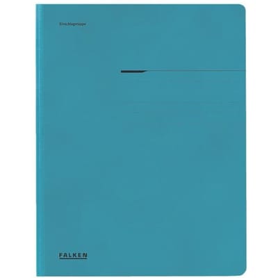 FALKEN verzamelmap, A4, flappen, manillakarton, blauw