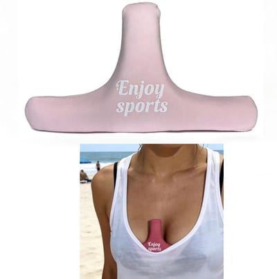 Zweetabsorberende Pads - Zweetabsorberende inleggers voor ondergoed - Outdoor fitness - Ademend en sneldrogend - Herbruikbare - Zweetwerend katoen, wasbaar - Tegen BH Zweet - Tegen Zweet Op Uw Kleding - 19.2x10.5x3cm - roze