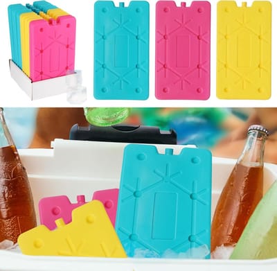 Koelaccu Set - Koelelementen - Koel Boodschappen - Herbruikbaar en Giftvrij - 12 Stuks 14x25cm - Kleurrijk