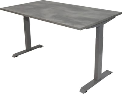 Office Hero® Cosmic - In hoogte verstelbaar bureau grijs frame - Game bureau - Computertafel - Werktafel - 120x80 - Oxyd