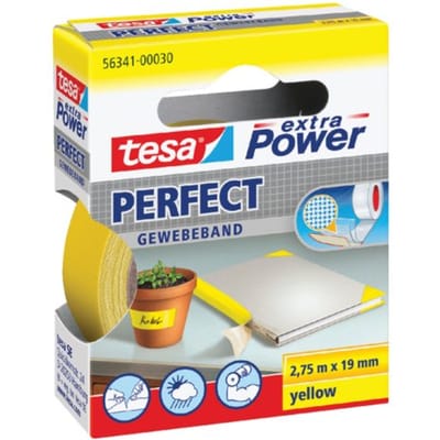 Textieltape tesa® extra Power Perfect 2.75mx19mm geel