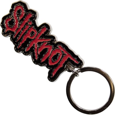Slipknot - Logo Sleutelhanger - Zwart/Rood