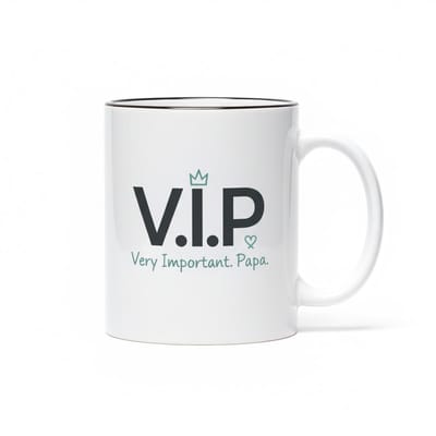 VIP Papa Mok – Very Important Papa – Lief Vaderwaardering Koffiemok 330 ml