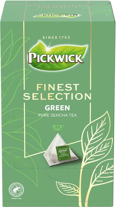 Thee pickwick finest selection green tea 25x2gr | 4 stuks
