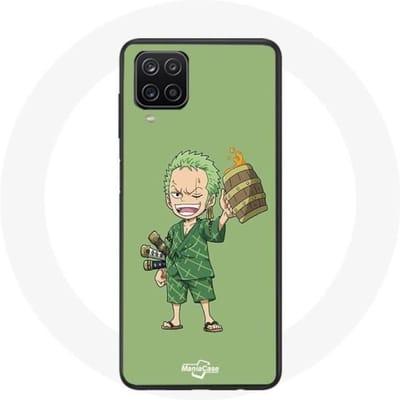 Coque Samsung Galaxy A12 One piece Manga Roronoa Zoro