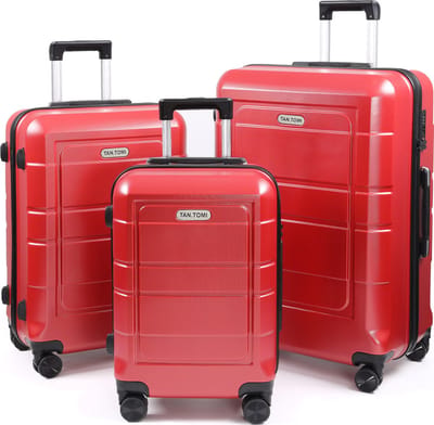 TAN.TOMI Kofferset - 41L Handbagage + 65L + 95L Ruimbagage - Cijferslot - Slot Reiskoffer met Wielen - Lichtgewicht, Duurzaam en Ruim - Perfect voor Vliegreizen