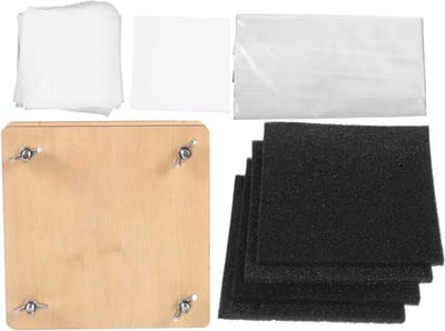 Houten Bloem Persset - Plantenpers Kit - Bloemen Drogen - Compleet Set - 15x15 cm - Niet gespecificeerd
