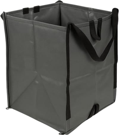 Tuinafvalzak - Grofvuil zak - Tuin opruimen - Zelfstaand ontwerp - 48 Gallon - Grijs