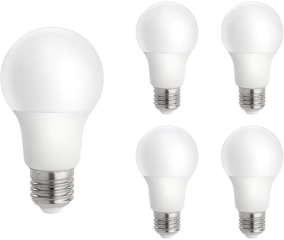 Spectrum LED Lamp A60 E27 - 9W - 230V - 820 Lumen - 3000K Warm Wit - Ø60mm - Voor Plafondlamp, Tafellamp of Vloerlamp - 5 stuks