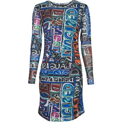 Desigual  Korte Jurk VEST_LETTERING