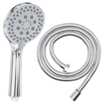 vidaXL - Douchkop - Set - Chroom - 150 - cm - Roestvrij - staal