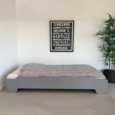 Rockwood® Montessori Vloerbed Solo Grijs 1 bed