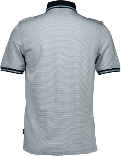 Bugatti - Shirt Lichtblauw Bugatti Herren Polo 1/2 Arm Polos Lichtblauw 8150-15103e