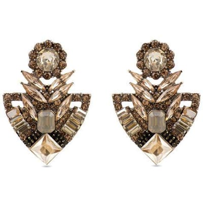 Luxenter Oorbellen met Veelkleurig Kristal 18k goud afwerking - Gothka
