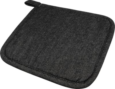 Pannenlap - Zwart - 20x20 cm - Jeans zwart