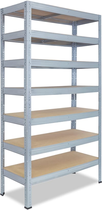 Shelfplaza PRO metalen stellingkast - 200x70x40 cm - verzinkt - 7 planken