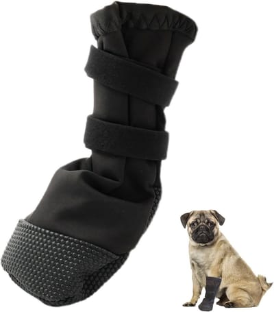 Paw Protection Schoenen voor Honden, Waterdichte en Antislip Bescherming voor Pootjes, Ideaal voor Buiten en Binnengebruik, Maat S