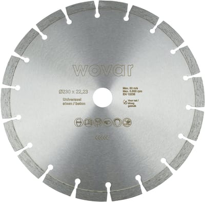 Wovar Diamantschijf universeel 230 mm | Per stuk