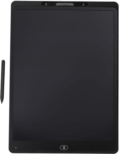 Tekentablet Kinderen - Krabbelbord Schrijfbord - Creatief Leren - Flexibel LCD Scherm - 20 Inch - Zwart