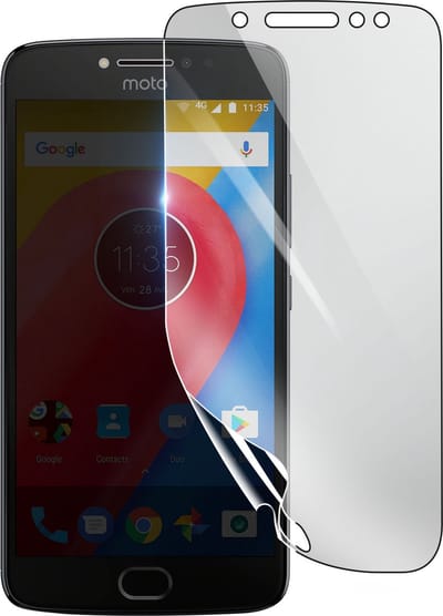 3mk, Geschikt voor Motorola Moto E4, Schokbestendige Hydrogel Screenprotector, Transparant