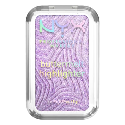 NYX Professional Make Up Buttermelt Highlighter - Blijft tot 12u zitten - Verrijkt met mango-, amandel- en sheaboter - No 1 Butta - 5gr
