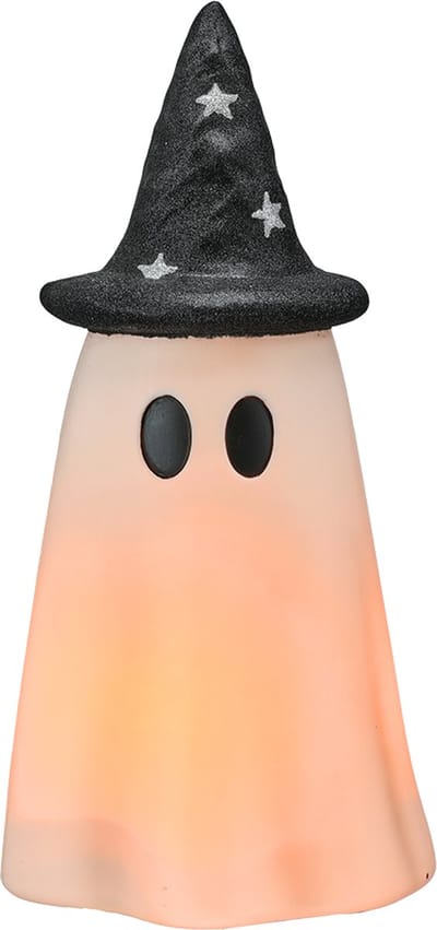 Viv! Christmas Halloween Decoratie Beeld - Spook incl. LED Verlichting - geschikt voor buiten - 51 cm