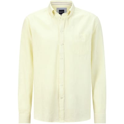 Babista herren Overhemd - 39/40 - lichtgeel - Plus Size
