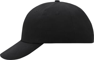 Zwarte baseballcap voor volwassenen